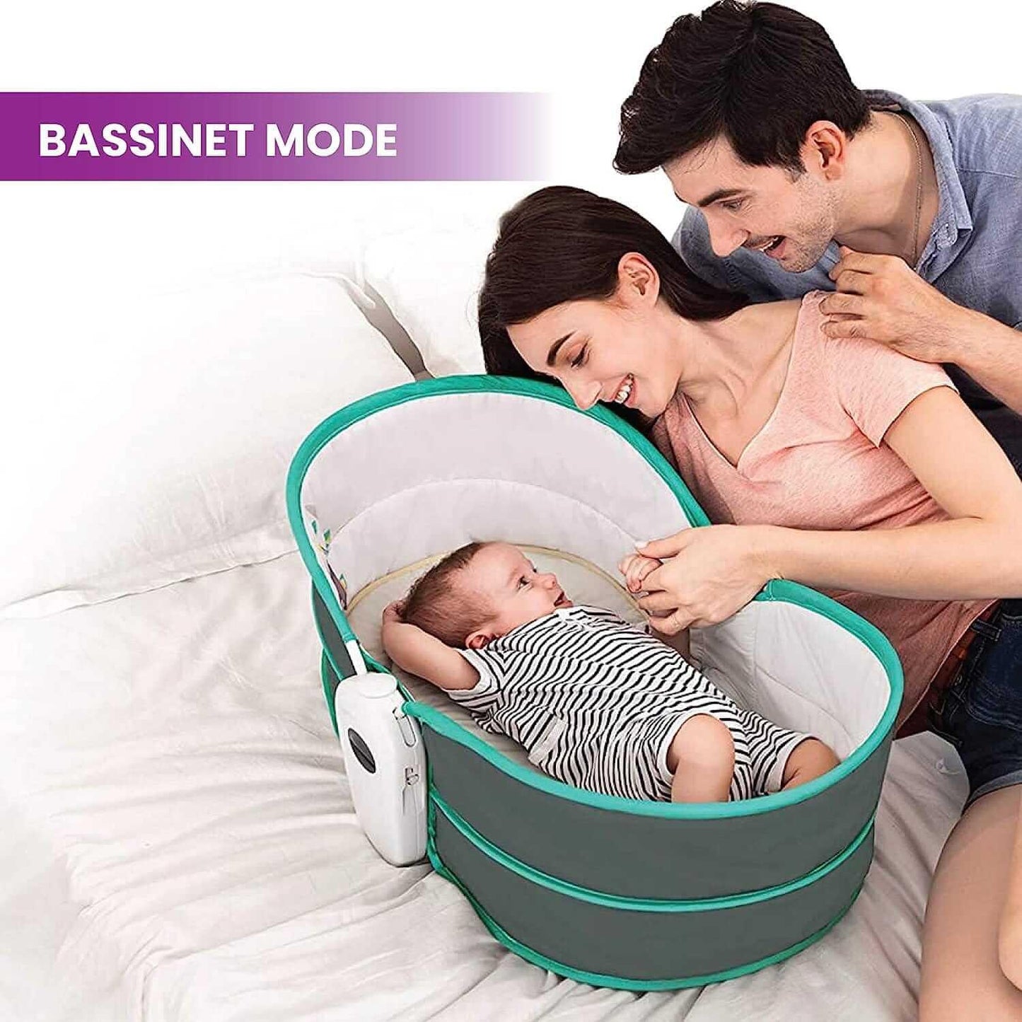 Mastela 5-in-1 Baby Rocker Bassinet