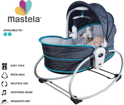 Mastela 5-in-1 Baby Rocker Bassinet