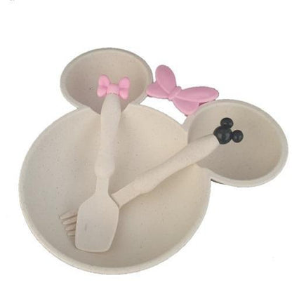 Mouse Plate & Cutlery Set For Kids