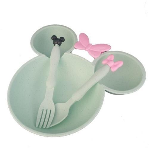 Mouse Plate & Cutlery Set For Kids