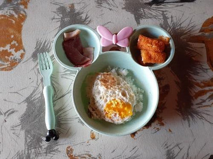 Mouse Plate & Cutlery Set For Kids