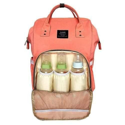 Peach 4aKid Backpack Baby Diaper Bag