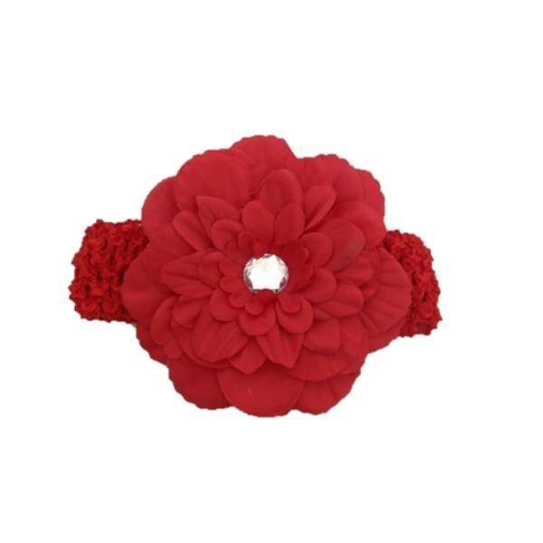 Red Large Daisy Smitten Headband