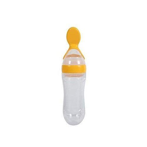 Silicone Baby Nursing Bottle with Spoon