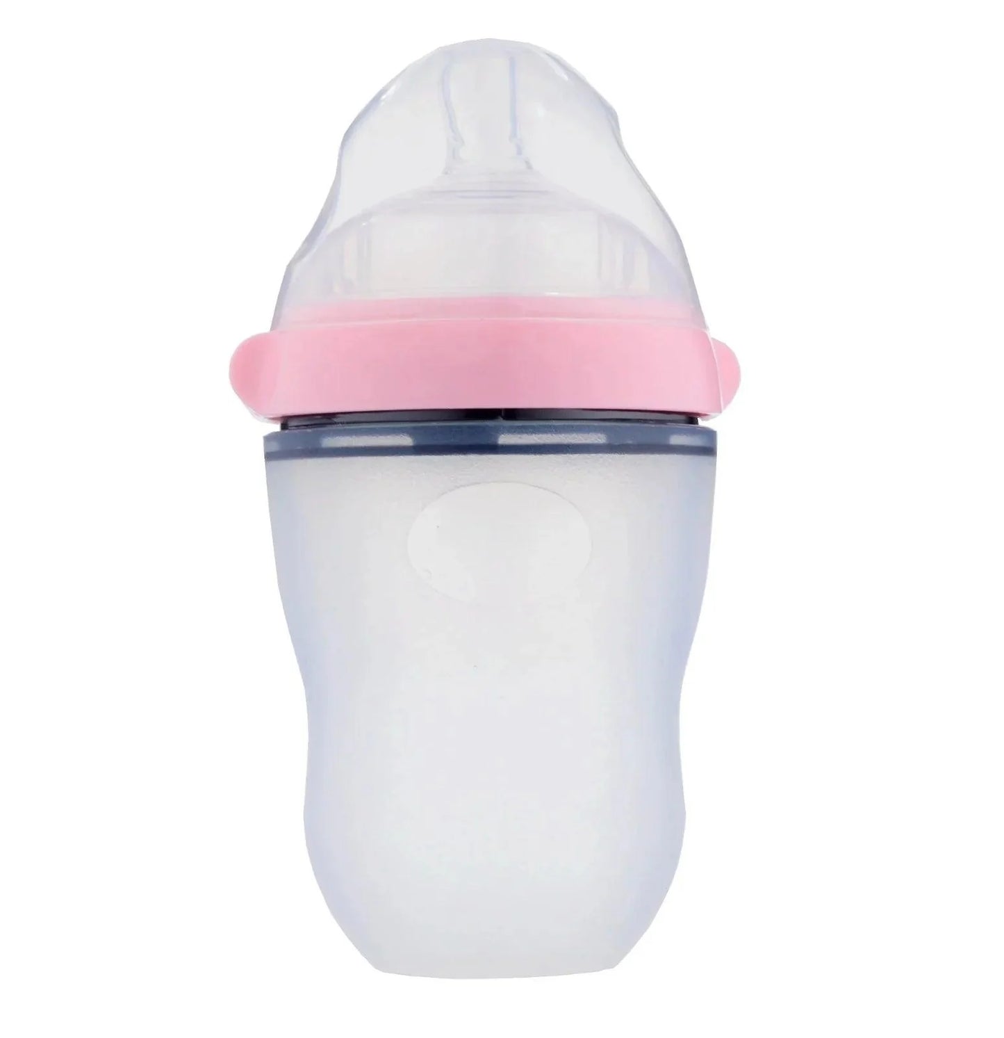 Silicone Natural Feeding Baby Bottle (Wide-Neck)