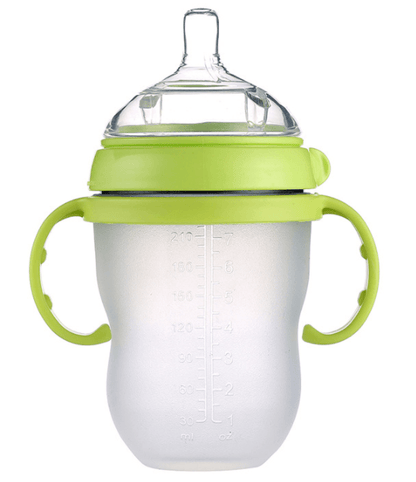 Silicone Natural Feeding Baby Bottle (Wide-Neck)