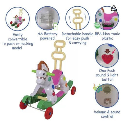 Toddler Multifunction Rocking Horse