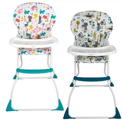 Turquoise Compact Fold High Chair