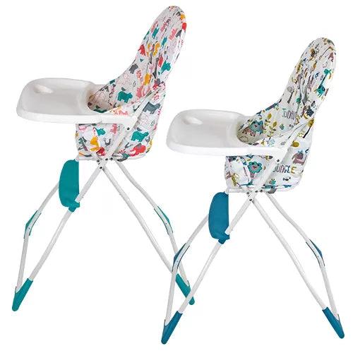 Turquoise Compact Fold High Chair