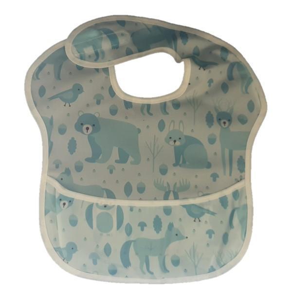 Waterproof Baby Bib with Crumb Catcher