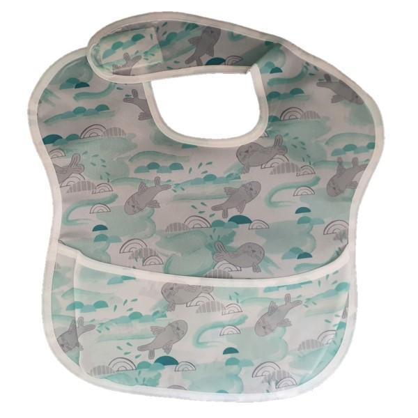 Waterproof Baby Bib with Crumb Catcher