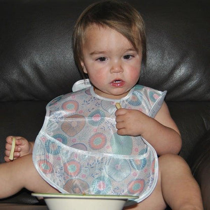Waterproof Baby Bib with Crumb Catcher