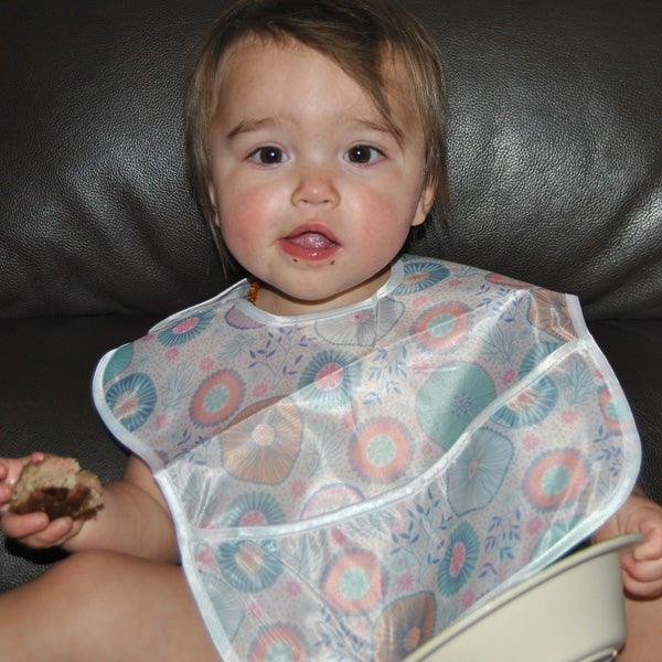 Waterproof Baby Bib with Crumb Catcher