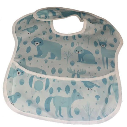 Waterproof Baby Bib with Crumb Catcher